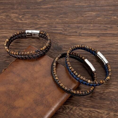 GU KA Stone Bracelets