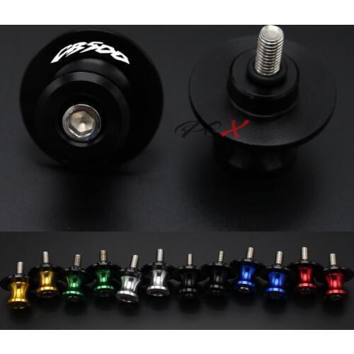 Motorcycle CNC Aluminum Swingarm Spools Slider Stand Screws For Honda CB500F/X CB500 F CB500 X 2013-2014