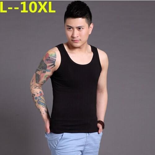 Plus size 10XL 8XL 6XL 5XL Mens Tops Tees summer new cotton O neck short sleeve t shirt men fashion trends fitness tshirt