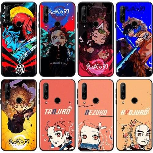 Anime Demon Slayer Kimetsu no Yaiba For Huawei Honor 8S 2019 8C 8X Max 8A 2020 Prime 8 7S 7A Pro RU 7C Black Soft Phone Case