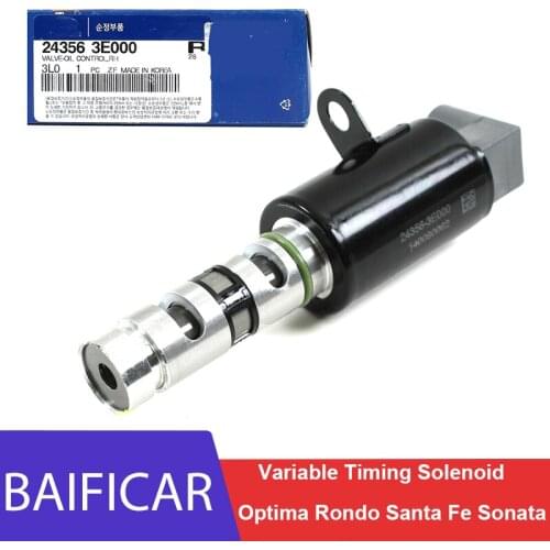 Baificar Brand New Genuine Variable Timing Solenoid 243563E000 For 07-10 Kia Optima Rondo 2.7 Hyundai Santa Fe Sonata