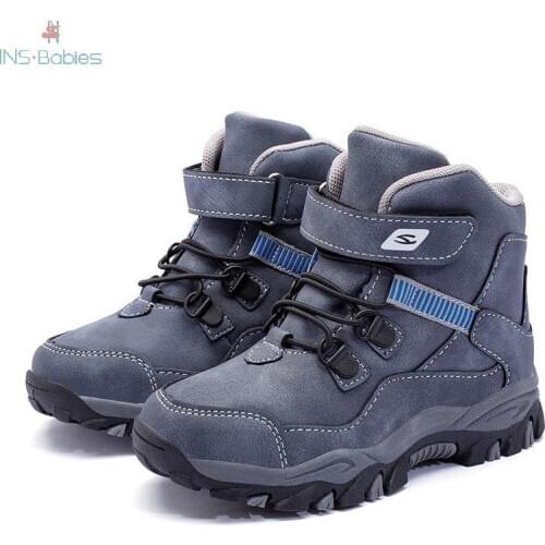 803 Autumn Childrens Boots for Boys New Fashion Baby Boy Winter Shoes Waterproof black Kids Shoes Boys Toddler Winter boots