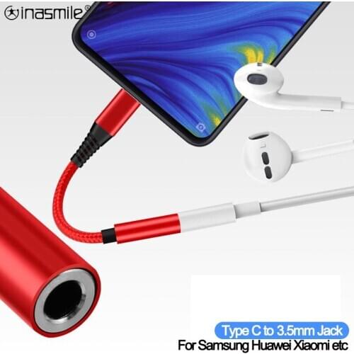 Usb C Jack Audio Cable Type C To 3.5mm Aux Adapter Headphone Adapter for Samsung S20 Plus note 10 20 huawei p30 pro xiaomi mi8 9