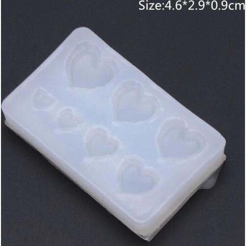 Silicone Mold DIY Crystal Mold Nail Beauty Epoxy Resin Cute Bear Craft Tool DIY Pendant Accessories Jewelry Making Tool