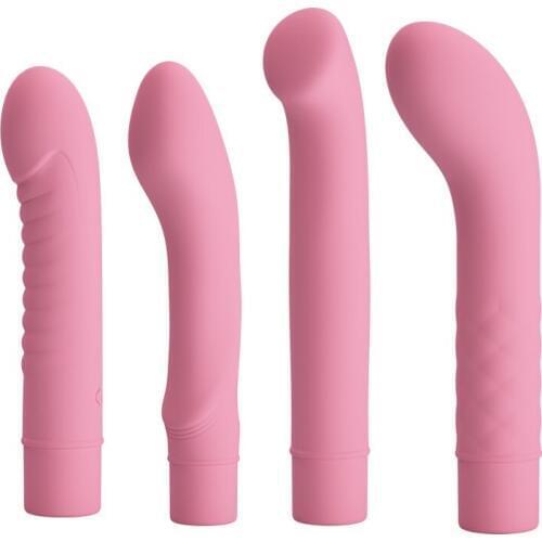 Pretty love 10 function mute vibration silicone G spot Massager dildo AV vibrator fake penis vagina Sex Toy for woman