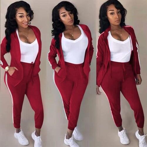 Two Piece Set Tracksuit Women Clothing Spring Hooded Zipper Top and Pants Jogging Suit Matching Sets Ensemble Femme 2 Pieces