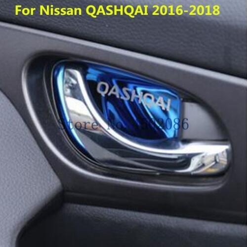 Car Styling Door Handle Cover Door Handle Bowl Trim For Nissan QASHQAI 2016 To 2018 Car Accessories