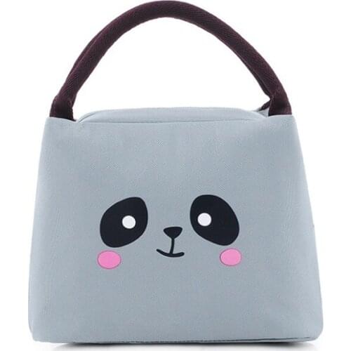 Lunch Bag Food Bag Childrens Thermal Lunch Box School Child Insulated Canvas Box Kids Thick Foil Insulation Lunch Bag