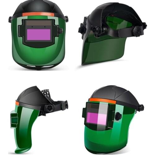 Fully Automatic Darkening Welding Mask Protective Cover Welding Cap Argon Arc Welding Face Head-Mounted Protective Equipment