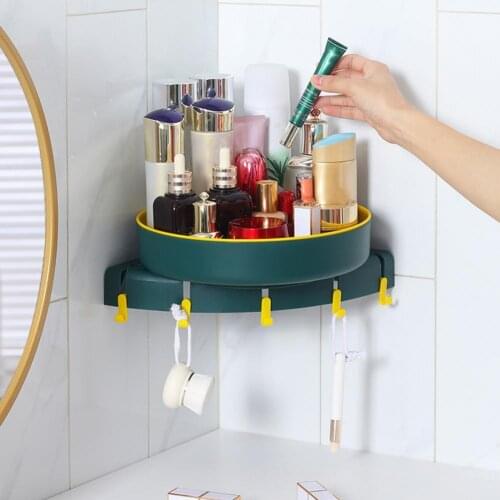 Bathroom Shelf Corner Bathroom Organizer Basket Wall Mounted Shelves ,Shower Shampoo Storage Rack Corner Shelf in the Bath