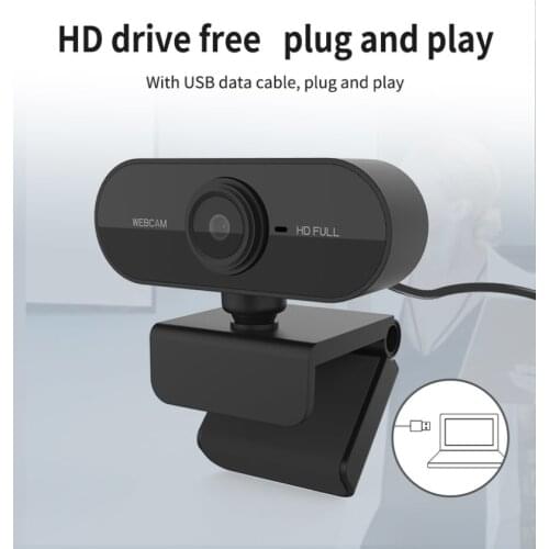 USB Network Class 1080P Broadcast With Bilt-in Microphone Autofocus 360° Rotation HD Computer Camera Webcams