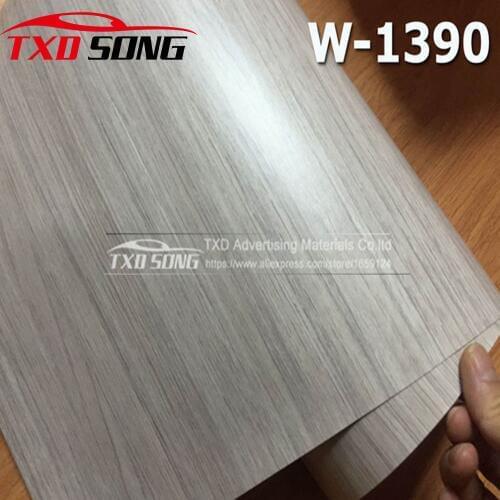 Top quality W1390 Wood PVC vinyl sticker Wood Film styling wrap wrapping internal decoration wood grain pvc vinyl film sticker