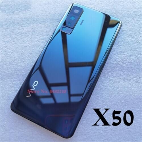 100% Original Glass Battery Cover For VIVO X50 X50Pro X50Pro+ Rear Housing door Mobile phone Back Cover Case For X50 PRO PRO