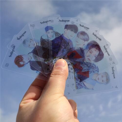 8pcs/set Kpop Ateez INS transparent card PVC photocard lomo card for fans collection postcard photo Album Kpop ATEEZ peripheral