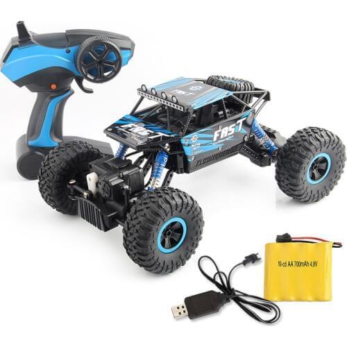 Remote Control Off-road Four-wheel Race Car Climbing Big Foot Car High-speed Charging Shock Absorption Childrens Boy Toy Model