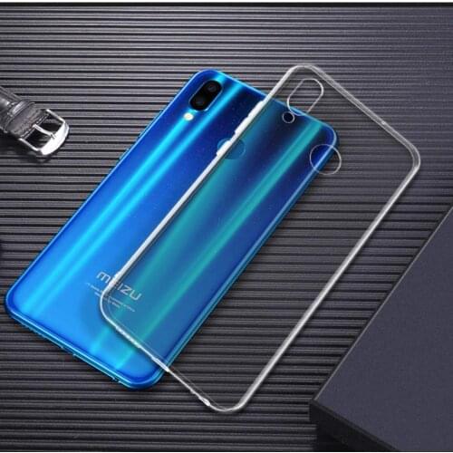 For Meizu Note 9 8 Case X8 16S 16XS 16 16th m5s Ultra Thin Clear Transparent Crystal Soft TPU Silicone Mobile Phone Case Cover