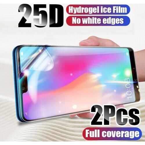 2Pcs Hydrogel Film For Xiaomi Redmi Redmi Note 9 8 7 K30 K20 Pro Screen Protector Film For Mi 11 Mi 10 Mi 9 Mi 9T Pro SE Mi 8 A3