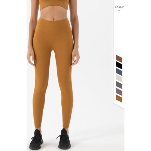 New High Waist Naked Feeling Yoga Pants Push Up Leggings Sport Women Fitness Running Leggings Energy Elasticity Gym Girl Legging