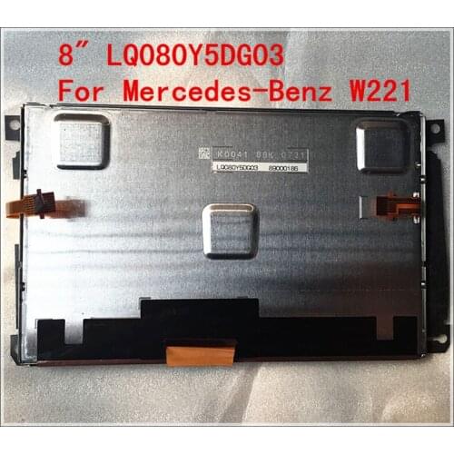 100% New Car Navigation 8.0" LQ080YD5G03 LCD Display Panel With Touch Screen Digitizer For Mercedes-Benz W221 & Toyota 26041