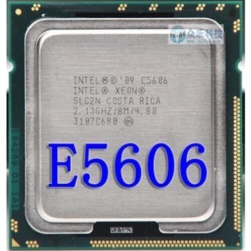Intel Xeon E5606 e5606 CPU processor 2.13GHz LGA1366 8MB L3 Cache Quad-Core server CPU Free Shipping 100% WORK