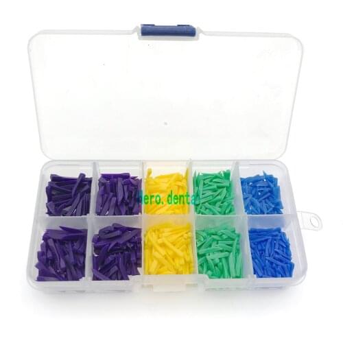 4 Sizes Dental Disposable Teeth Diastema Wedges Denture Material Supply 800 PCS