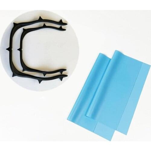 Dental Rubber Dam Sheets Carbon Frame Adult Sky Blue Sheet Frame Ultra-Light Large Small