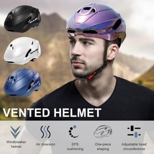 Bike Helmet Integrated Adjustable Breathable 17 Vents Safety Cycling Helmet for Mountain Road Bike Bicycle Accessories equipment