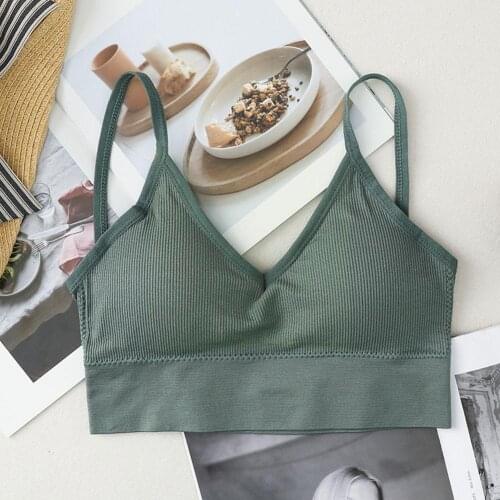 Women Sexy Crop Tops Tube Top Female Streetwear Sleeveless Sports Seamless Bandeau Tank Tee Camis Bra Lingerie Top Top Crop H2R3