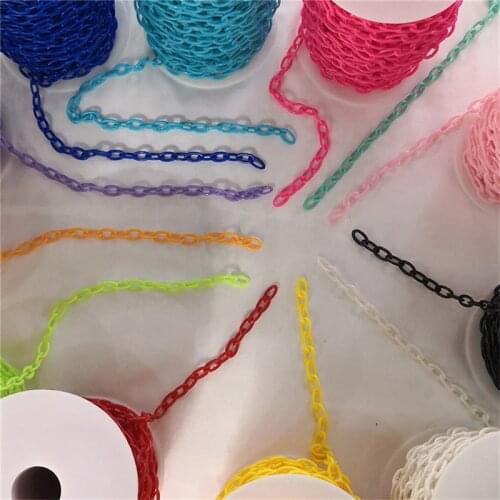1meter Hand Bag Chain Acrylic Glasses Chain Hanging Neck Chains Straps Rope Resin Sunglasses Largands Strap Jewelry Necklace DIY