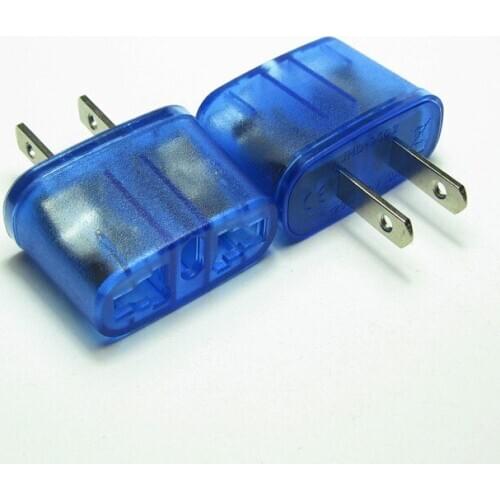 1pcs Multi-socket to American plug / two flat pins us travel adaptor