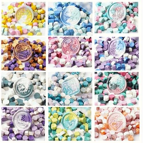 Fire Lacquer Wax Particles Sealing Wax Stamp Retro Envelope Invitations Sealing Wax Beads Wedding Birthday Craft Wax Particles