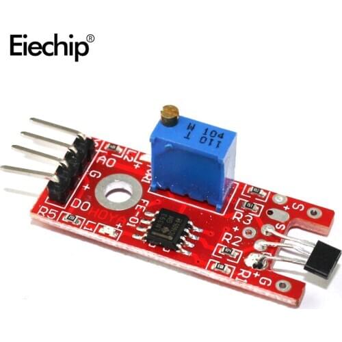 5pcs/lot KY-024 Linear Magnetic Hall Sensor Board Switch Speed Counting Hall Sensors Module For Arduino Diy KY024 Hall Sensor