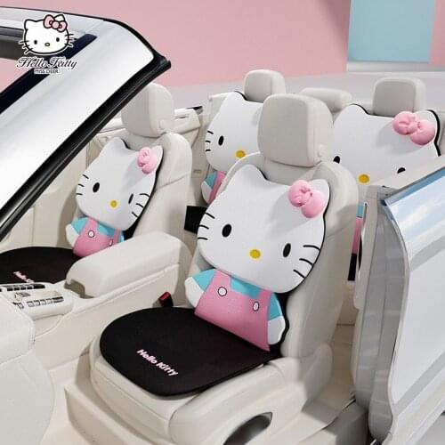 Hellokitty Car Seat Summer Cool Pad Cartoon Cute Car Goddess Seat Cover Four Seasons Universal Seat Cushion