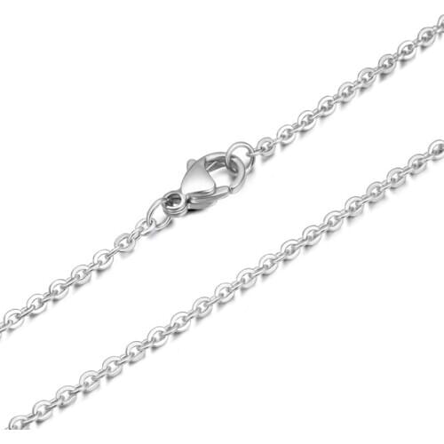 Top Quality Titanium Steel Necklace Chain Single Thin O Chain For Men And Women Never Fade Jewelry Gift 2020