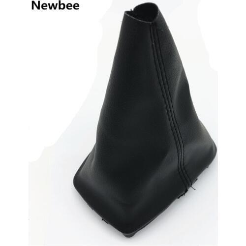 PU Leather Black Car Gear Shift Lever Gaiter Boot Dust Cover For Volkswagen VW Golf 4 MK4 / GTI / R32 / BORA / Jetta 1998-2005