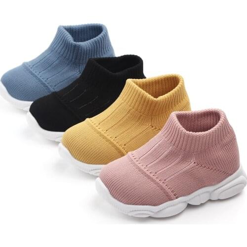 Kid Baby First Walkers Shoes 2021 Spring Infant Toddler Shoes Girls Boy Casual Mesh Shoes Soft Bottom Comfortable Non-slip Shoes
