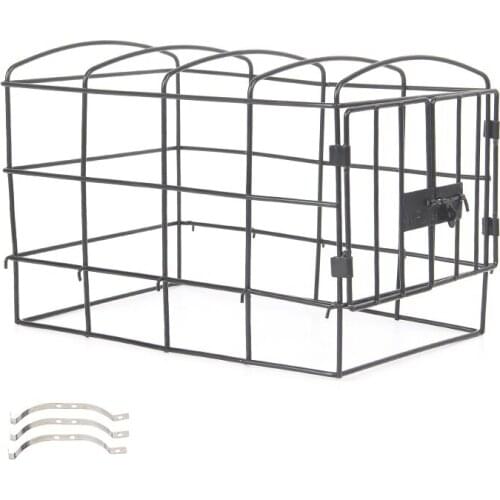 For WPL D12 1/10 RC Car Upgrade Parts Metal Railing Fence Tent Frame Cage Modification Accessories