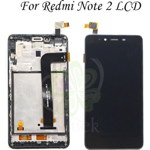 For Xiaomi Redmi Note 2 note2 LCD Display Screen Digitizer assembly Replacement With Frame 5.5" For hongmi redmi Note 2 lcd