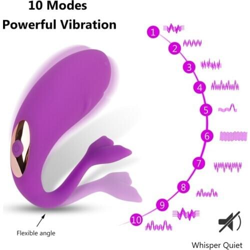 Erotic 10 Modes Strapon Dildo Vibrator Vibrating Panties Wireless G Spot Clitoris Stimulator Adult Sex Toys for Woman Sex Shop