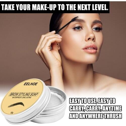 Eyelash Re-Growth Gel Wax Wild Eyebrow Shaping Soap Long-lasting Waterproof Natural Eyes Brow Styling Cream Eye Makeup TSLM1