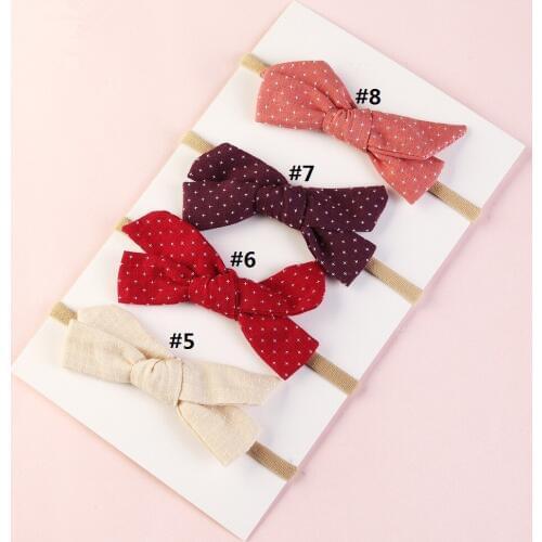 4pc Girls Baby Headbands Newborn Infant Toddler Headwear Solid Bow Flower Hair Band Accessories Headwears Cute Princess 2019 New