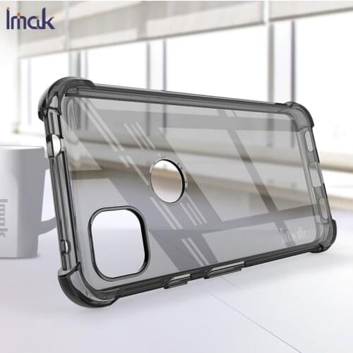 Imak TPU Frosted Soft Silicone Shockproof Airbag Back Cover for Google Pixel 4a 4G 5G Case