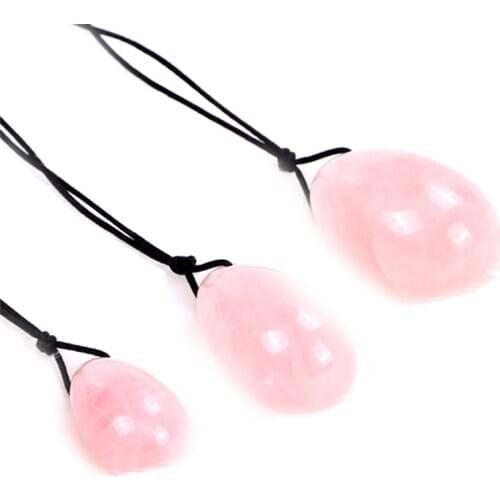 Crystal Quartz Yoni Egg Set For Kegel Exerciser Yoga Postpartum Health Massage