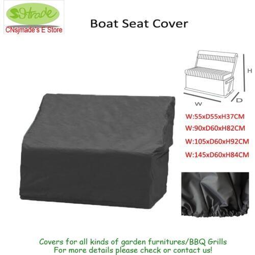 Boat Fishing Seat Cover,Elastic closure Cover ,Black color waterproofed Seat Cover, Customized furniture covers New Arrival