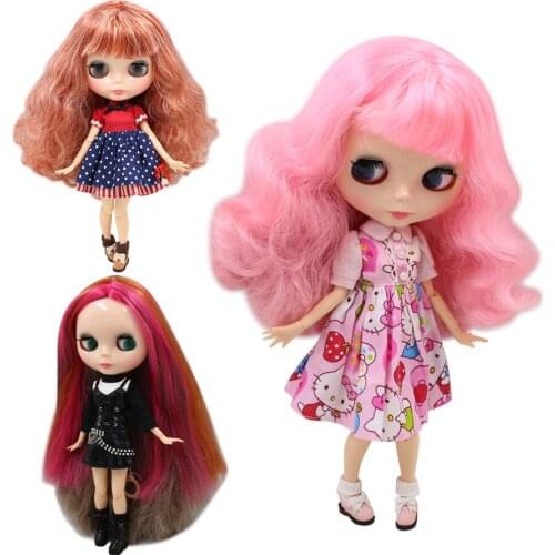 ICY DBS Blyth doll colorful hair JOINT body Natural skin Neo 1/6 BJD ob24 anime girl