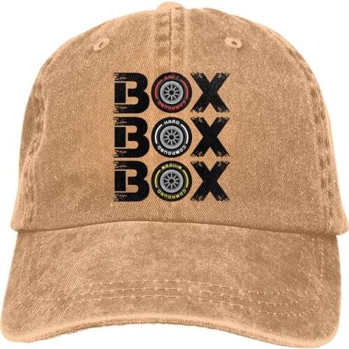 Box Box Box F1 Tyre Compound V2 Baseball Cap Men Formula 1 F1 Caps colors Women Summer Snapback Caps