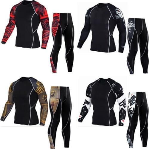 Mens Base Layer Fitness Jogging Long Pants Skinny Quik-dry Compression Running Tights Trousers Sports Leggings Workout Gym Wear