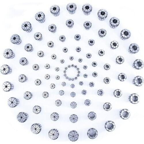 ER11/16/20/25/32/40 set collet spring chuck cable mouth ebaySKU circlip