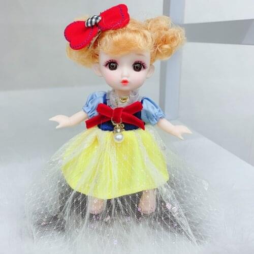 New 16cm Bjd Doll Clothes Accessories 1/12 Universal Fashion Dress Pants Set Clothes Girl Dress Up Toy Childrens Birthday Gift