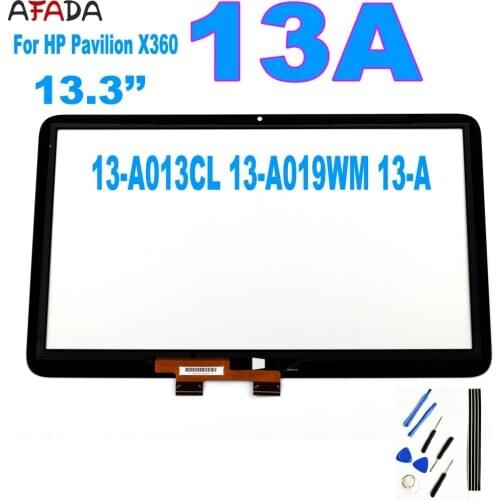 13.3" Front Glass Digitizer For HP Pavilion X360 13A 13-A013CL 13-A019WM 13-A Series Touch Screen Glass Panel Replacement